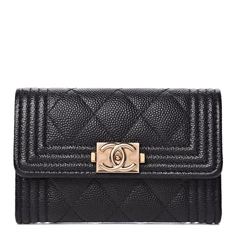 chanel boy card holder wallet|Chanel 19 flap card holder.